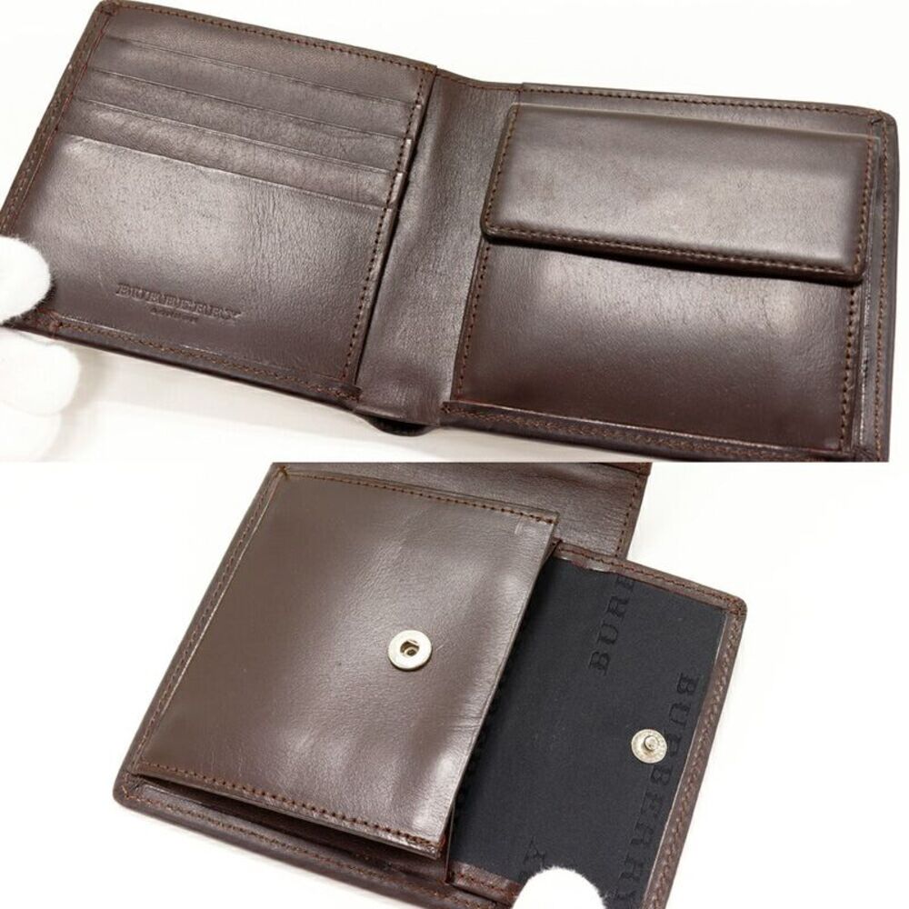 Burberry Nylon Canvas Calf Bifold Wallet - Picture 3 of 5
